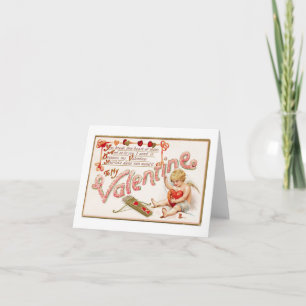 Herzklopfen auf meine Valentinmerkarte Feiertagskarte