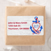 Herzklopfen auf weißem Holz (Insitu)