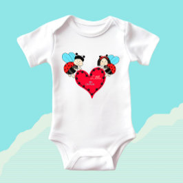 Herzklopfen Baby Strampler