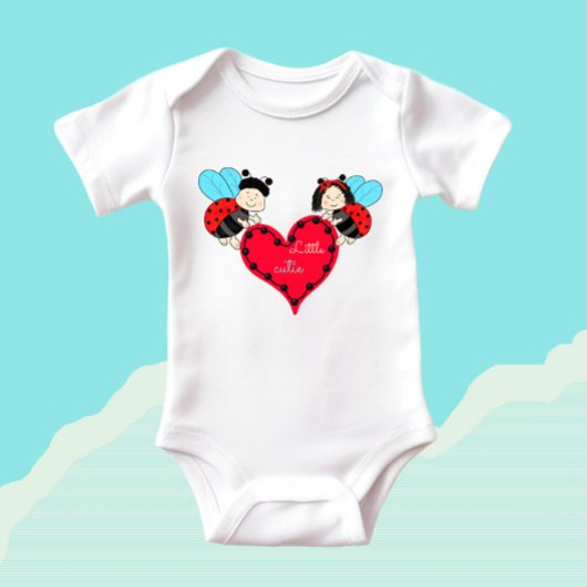 Herzklopfen Baby Strampler