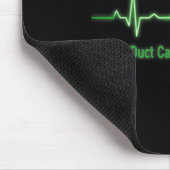 Herzklopfen Bewusstsein für Herzrhythmusstörungen  Mousepad (Ecke)