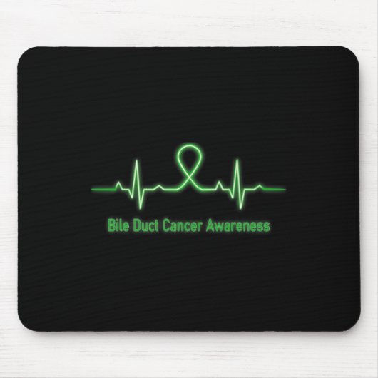 Herzklopfen Bewusstsein für Herzrhythmusstörungen  Mousepad (Vorne)