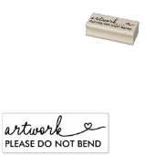 Herzklopfen bitte nicht binden gummistempel (Stempel)