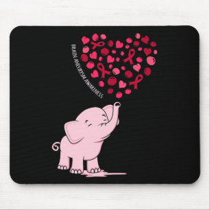 Herzklopfen Brain Aneurysm Aufklärung Monat Grafik Mousepad