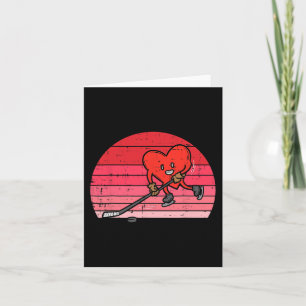Herzklopfen Eishockey Sport Männer Frauen Kinder V Karte