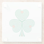 Herzklopfen Glasuntersetzer (Rückseite)