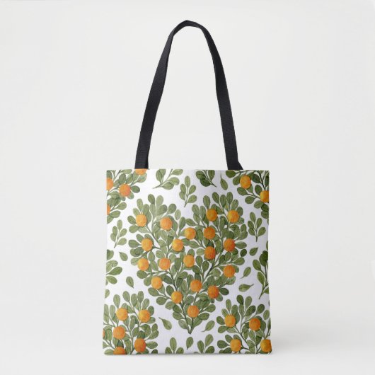 Herzklopfen: Grüne Branchen Liebe. Tasche (Vorderseite)