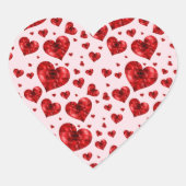 Herzklopfen Herz-Aufkleber (Vorderseite)