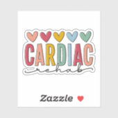 Herzklopfen, Herzrehabilitation Aufkleber (Blatt)