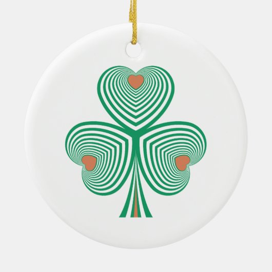 Herzklopfen Keramik Ornament (Hinten)