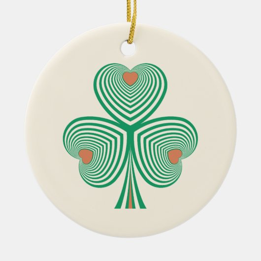 Herzklopfen Keramik Ornament (Vorne)