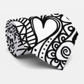 Herzklopfen Krawatte (Gerollt)