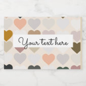 Herzklopfen Lebensmitteletikett (Einzelnes Label)