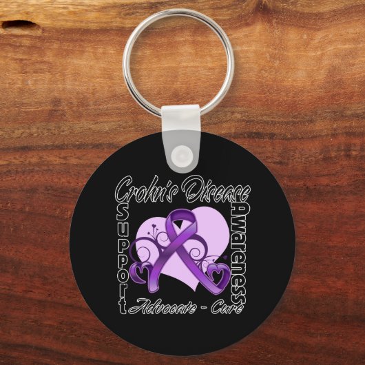 Herzklopfen - Morbus Crohn Schlüsselanhänger (Vorderseite)
