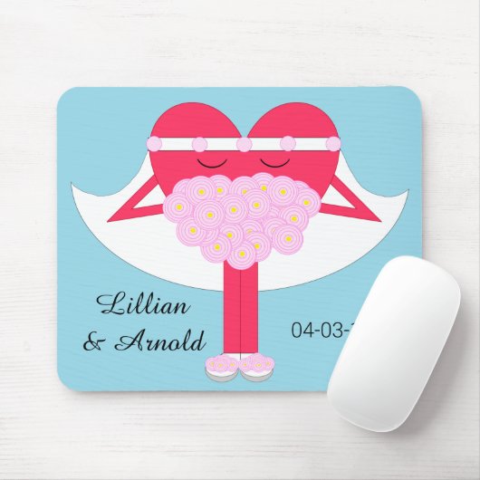 Herzklopfen Mousepad (Mit Mouse)