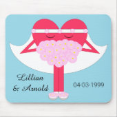 Herzklopfen Mousepad (Vorne)