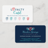 Herzklopfen Print Animal Care Treuekarte (Vorne/Hinten)