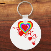 Herzklopfen. Regenbowz. Schlüsselanhänger (Vorderseite)