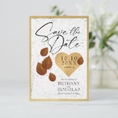 Herzklopfen Rettete die Einladung zum Hochzeitstag (Stehend Vorderseite)