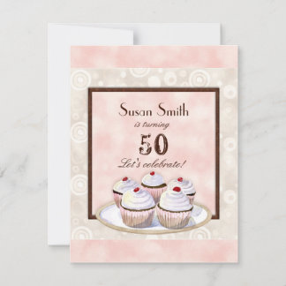 Herzklopfen Trio 50. Geburtstagsparty Einladung