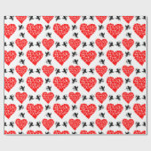 Herzklopfen und Cupids Valentine Geschenkpapier (Flach)