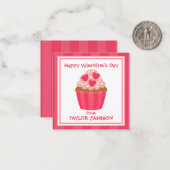 Herzklopfen Valentins Geschenkkarten Mitteilungskarte (Vorderseite/Rückseite Beispiel)