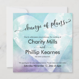 Herzklopfen Verspätete Hochzeitänderung Pläne