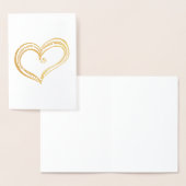 Herzklopfenkarte Folienkarte (Anzeige)