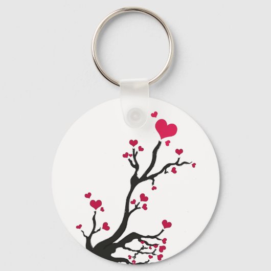 Herzklopfenkette Schlüsselanhänger (Vorderseite)