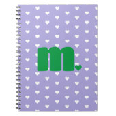 Herzklopfgehäuse iPhone/iPad Notizblock (Vorderseite)