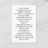 Herzklopfkarte Visitenkarte (Rückseite)