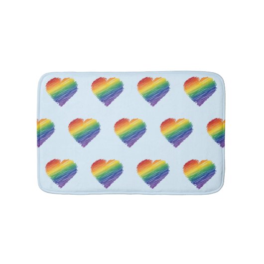 Herzklopfmatte Badematte (Vorderseite)