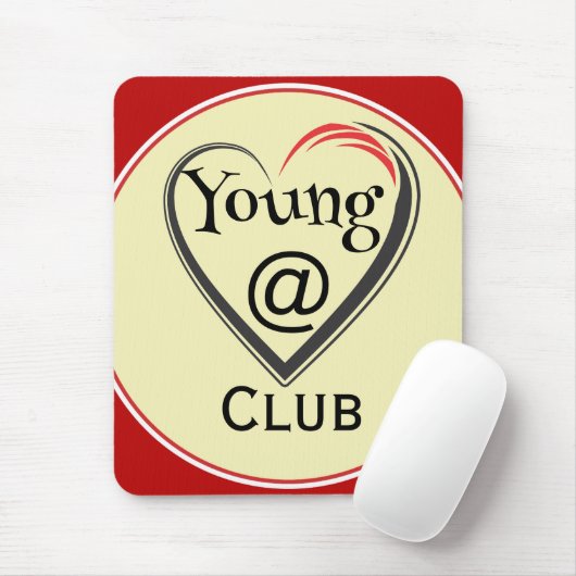 Herzklub-Mauspad für die Jugend Mousepad (Mit Mouse)