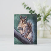 Herzklumpen (Eichhörnchen) Postkarten (Stehend Vorderseite)