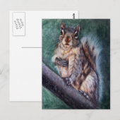 Herzklumpen (Eichhörnchen) Postkarten (Vorne/Hinten)