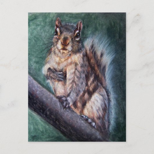 Herzklumpen (Eichhörnchen) Postkarten (Vorderseite)