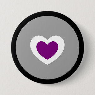 Herzknopf Button