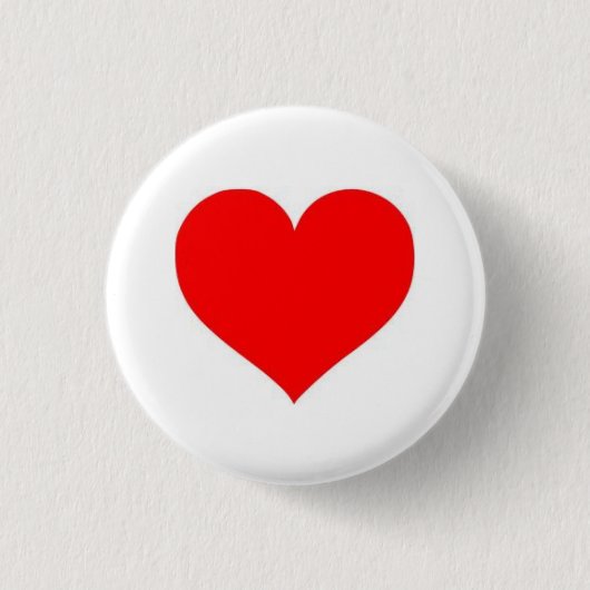 Herzknopf Button (Vorderseite)