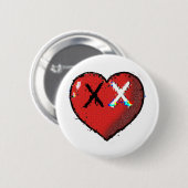 Herzknopf Button (Vorne & Hinten)