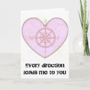 Herzkompass Feiertagskarte