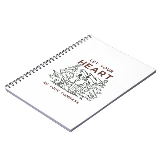 Herzkompass Notizblock (Linke Seite)