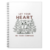 Herzkompass Notizblock (Vorderseite)