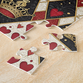 Herzkönig & Herz Königin Puzzle
