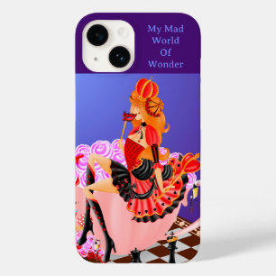 Herzkönigin auf einem Bett aus Rosen Case-Mate iPhone 14 Hülle