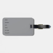 Herzkönigin Gepäckanhänger (Rückseite horizontal)