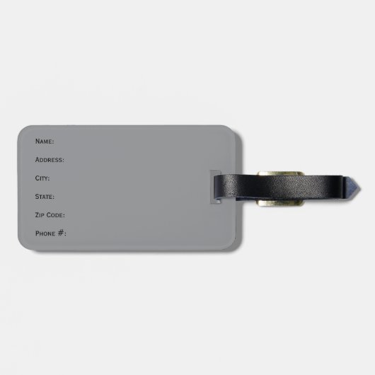 Herzkönigin Gepäckanhänger (Rückseite horizontal)