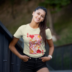 Herzkönigin Grafik  T-Shirt
