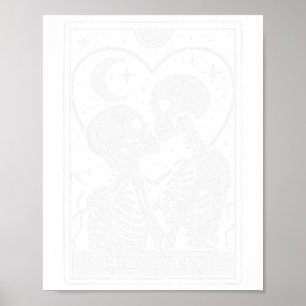 Herzkönigin Kartenspiel Spielkarten Halloween Poster