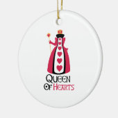 Herzkönigin Keramik Ornament (Links)
