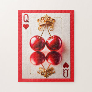 Herzkönigin: Kirsch Royale Puzzle